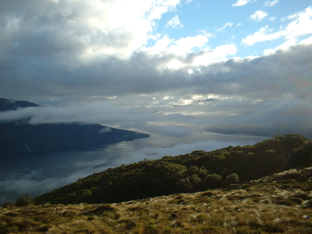 Lake Te Anau as seen from Luxmoore (Kepler Track)